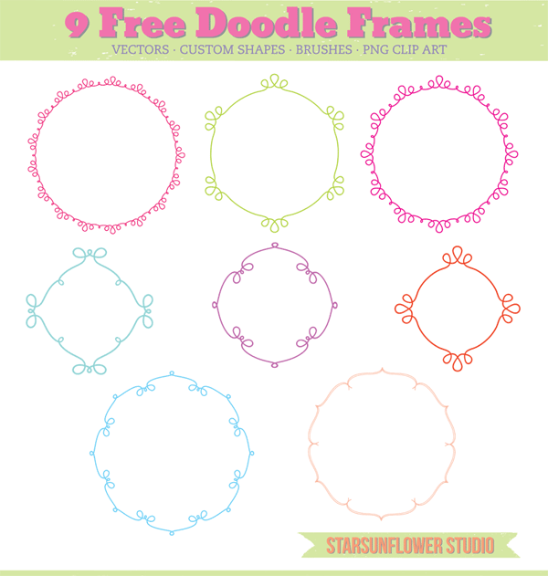 free clip art doodle frames - photo #10